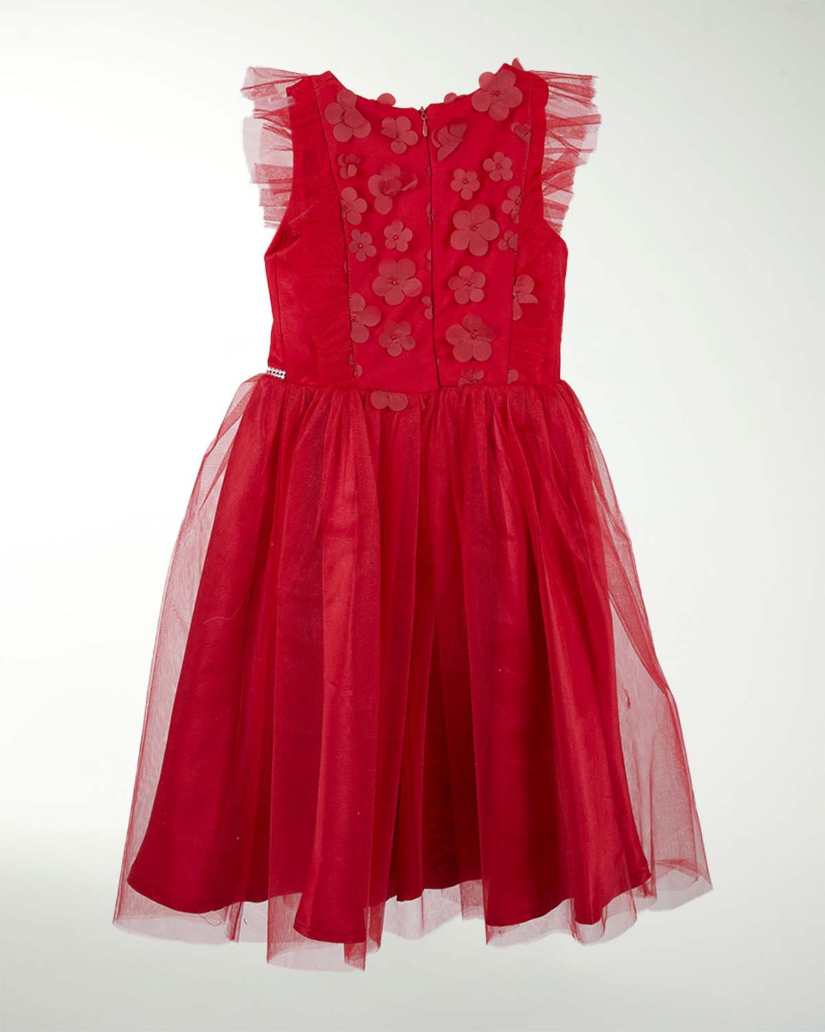 TMOT VESTIDO NIÃA 3D FLOR OLAN EN MANGA TMOT VESTIDO NIÃA 3D FLOR OLAN EN MANGA