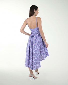VESTIDO CA CON ENRRESORTADO EN LA CINTURA