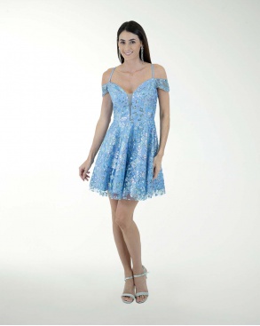 VESTIDO CC FANTASIA ESCOTE EN V