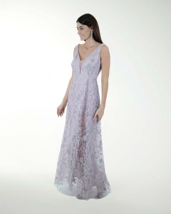VESTIDO CL ENTALLADO ESCOTE EN V