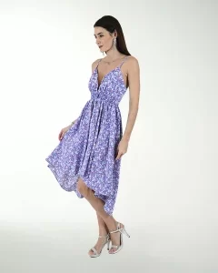 VESTIDO CA CON ENRRESORTADO EN LA CINTURA