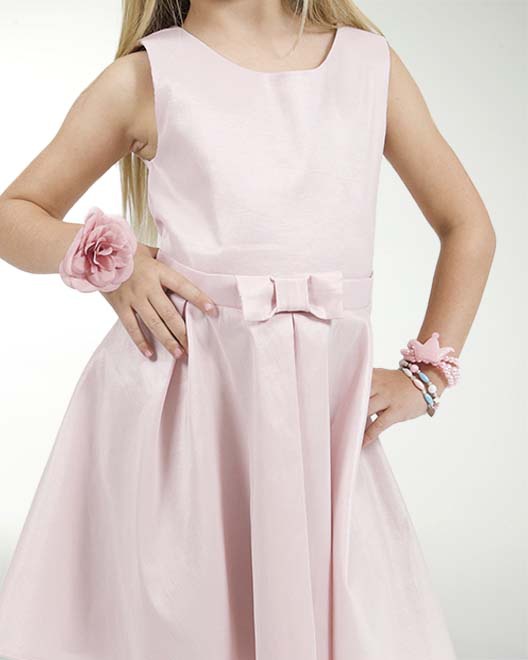 VESTIDO NI 06-08-10 TAFETA LISO CON TABLONES CORTE IRREGULAR VESTIDO NI 06-08-10 TAFETA LISO CON TABLONES CORTE IRREGULAR