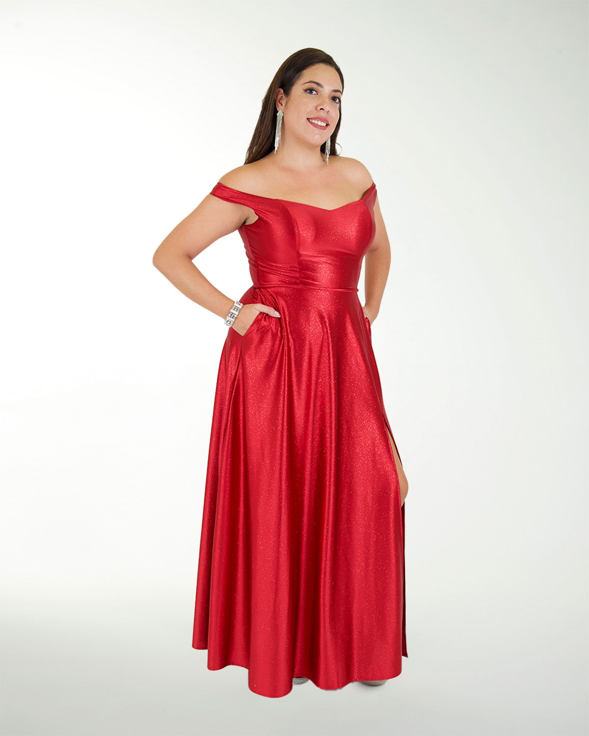 DA VESTIDO TE WARP GLITTER DE HOMBRO DESCUBIERTO DA VESTIDO TE WARP GLITTER DE HOMBRO DESCUBIERTO