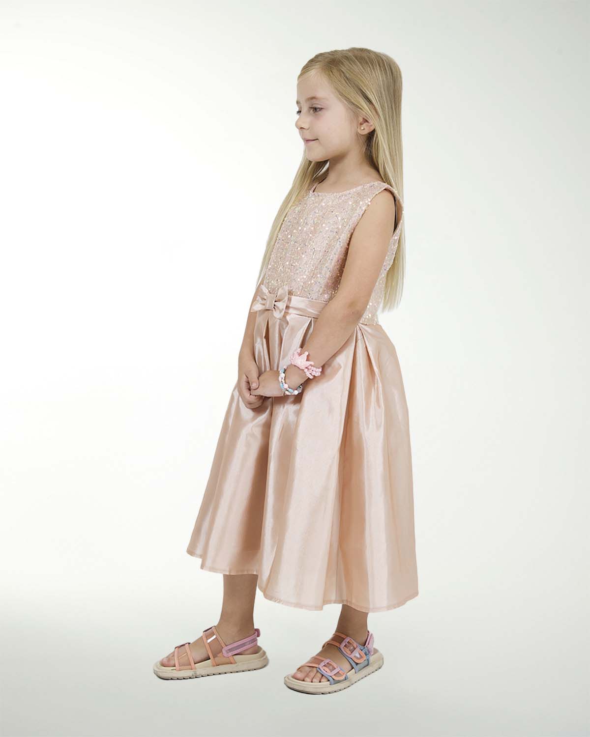 VESTIDO NI 06-08-10 TUL CON LUREX FALDA LISA CON MONO VESTIDO NI 06-08-10 TUL CON LUREX FALDA LISA CON MONO