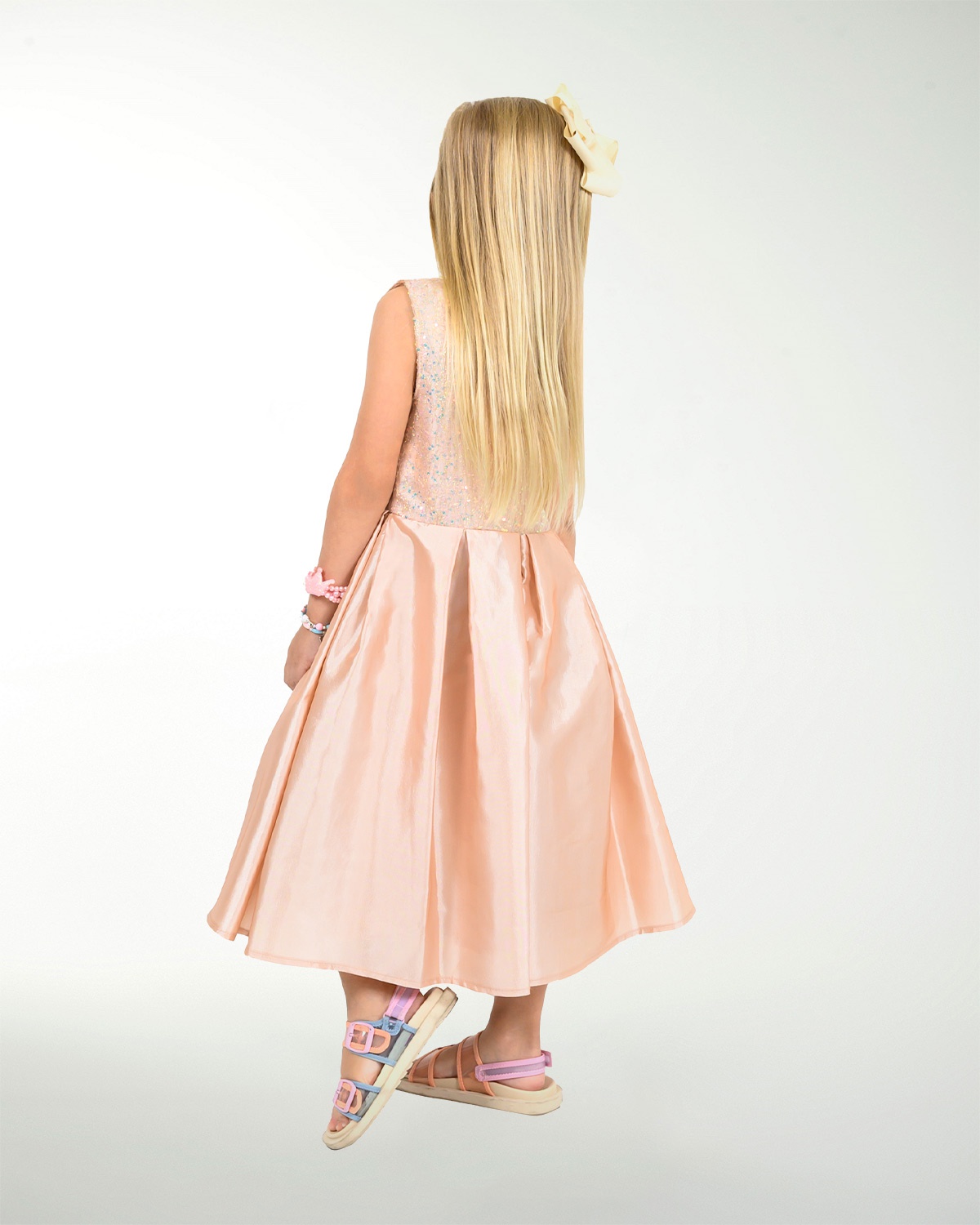VESTIDO NI 06-08-10 TUL CON LUREX FALDA LISA CON MONO VESTIDO NI 06-08-10 TUL CON LUREX FALDA LISA CON MONO