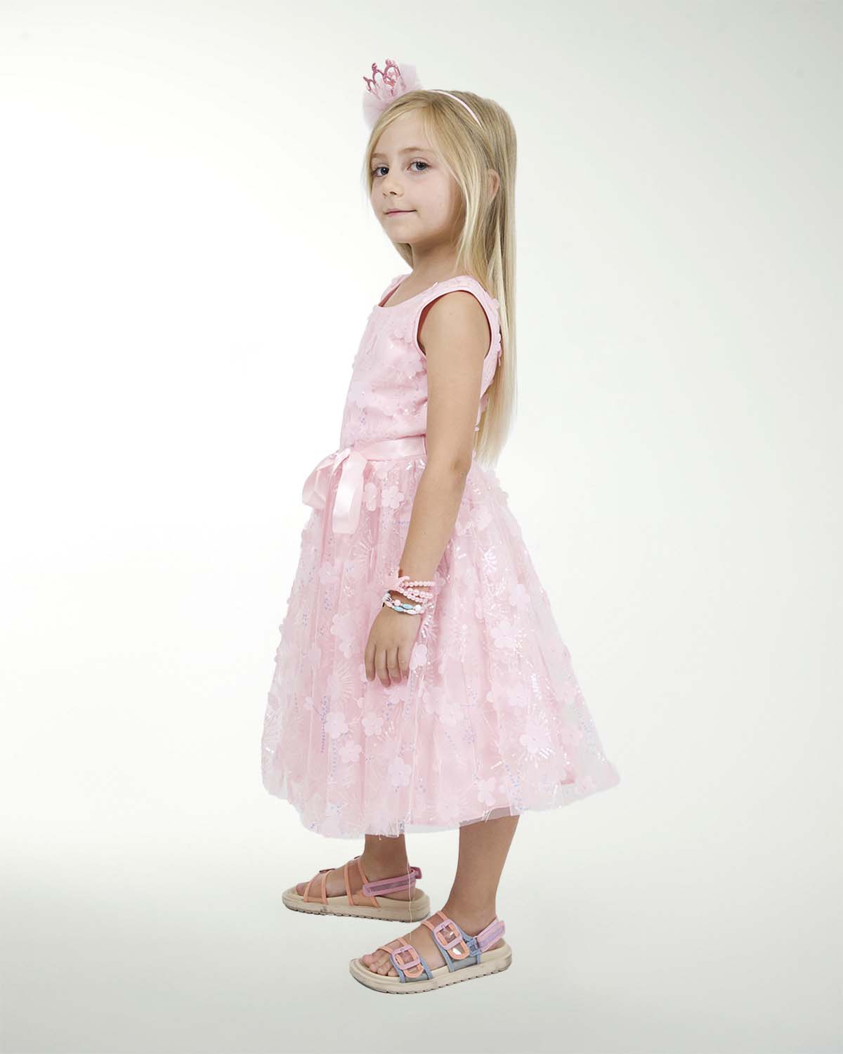 DA VESTIDO NI 06 08 10 TUL CON LENTEJUELA Y 3D CON LISTON DA VESTIDO NI 06 08 10 TUL CON LENTEJUELA Y 3D CON LISTON