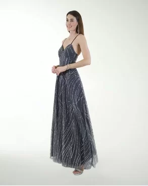 VESTIDO CL FANTASIA CON JARETAS EN ESPALDA