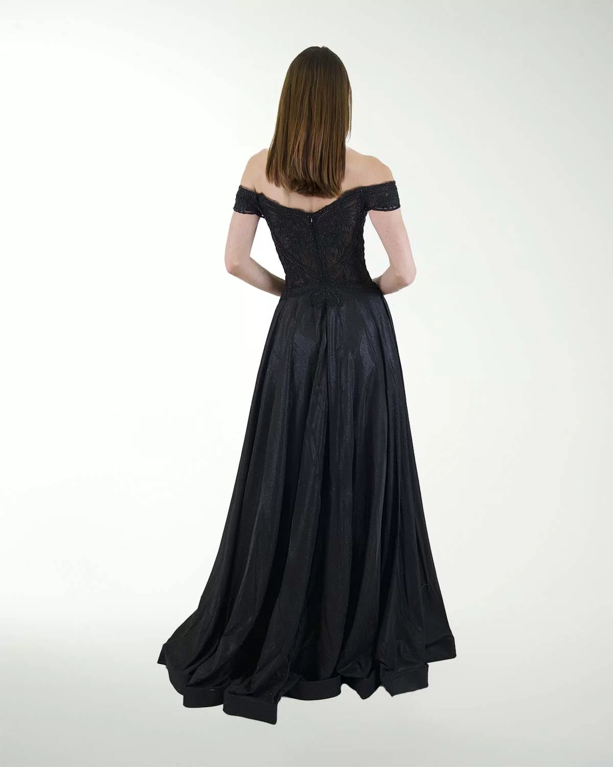 VESTIDO SY GRAN GALA ESTILO PRINCESA CON DESTELLOS DE BRILLO VESTIDO SY GRAN GALA ESTILO PRINCESA CON DESTELLOS DE BRILLO