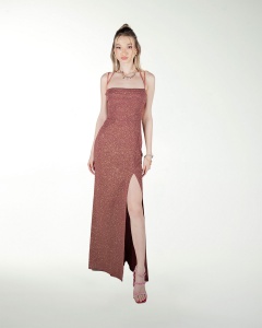 VESTIDO CL DRAPEADO ESCOTE EN ESPALDA