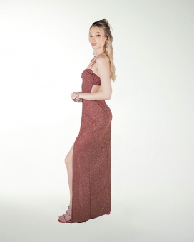VESTIDO CL DRAPEADO ESCOTE EN ESPALDA