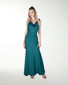 VESTIDO CL DRAPEADO CORTE SIRENA