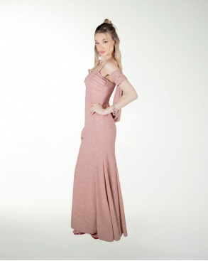 VESTIDO CL DRAPEADO CORTE SIRENA