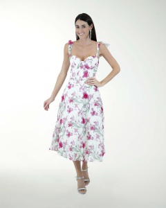 VESTIDO CC CORSET ESTAMPADO 3D