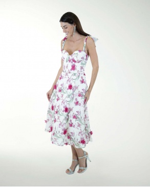 VESTIDO CC CORSET ESTAMPADO 3D