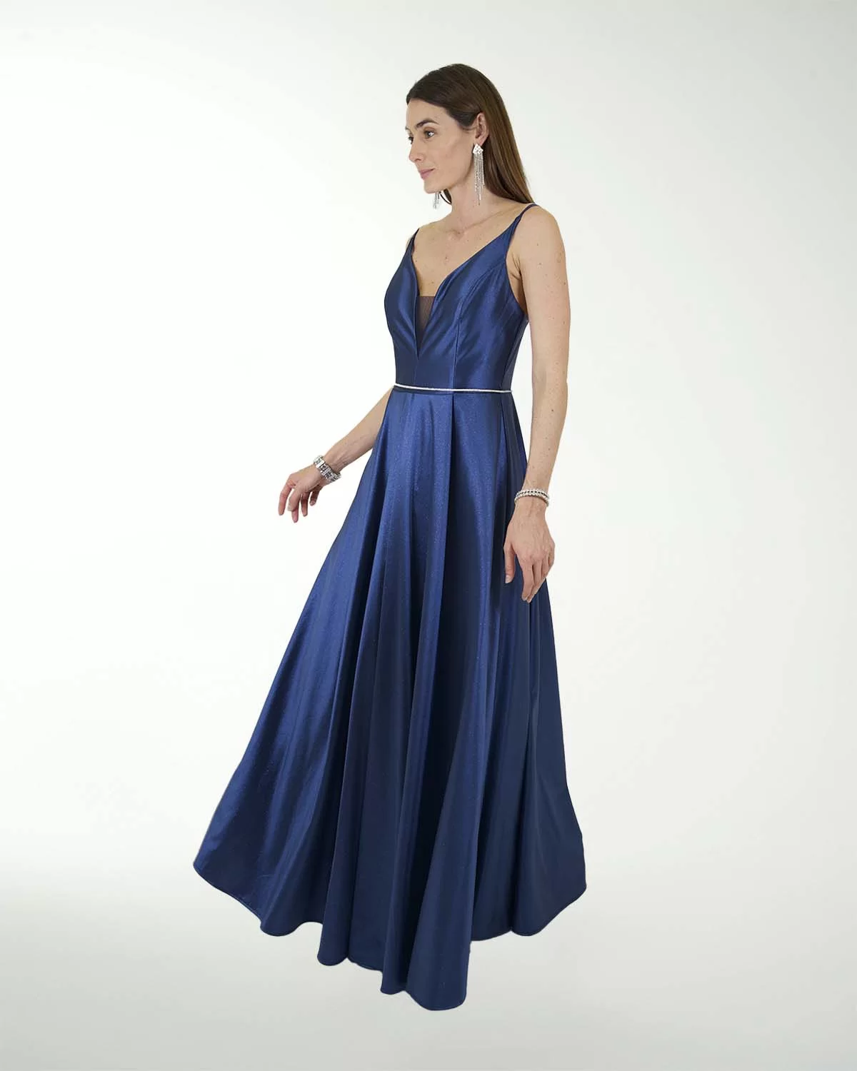DA VESTIDO CL WARP GLITTER ESCOTE EN V DA VESTIDO CL WARP GLITTER ESCOTE EN V
