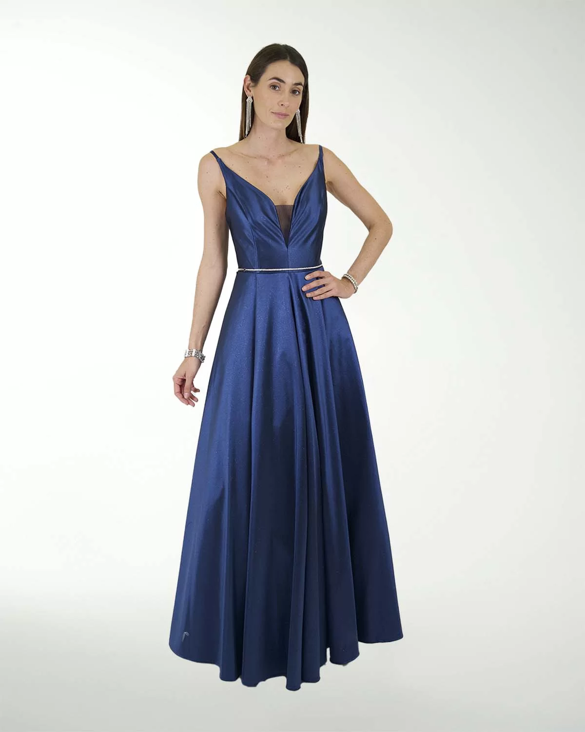 DA VESTIDO CL WARP GLITTER ESCOTE EN V DA VESTIDO CL WARP GLITTER ESCOTE EN V