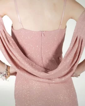 VESTIDO CL DRAPEADO CORTE SIRENA