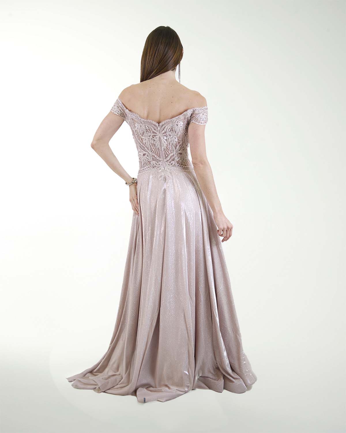 VESTIDO SY GRAN GALA ESTILO PRINCESA CON DESTELLOS DE BRILLO VESTIDO SY GRAN GALA ESTILO PRINCESA CON DESTELLOS DE BRILLO