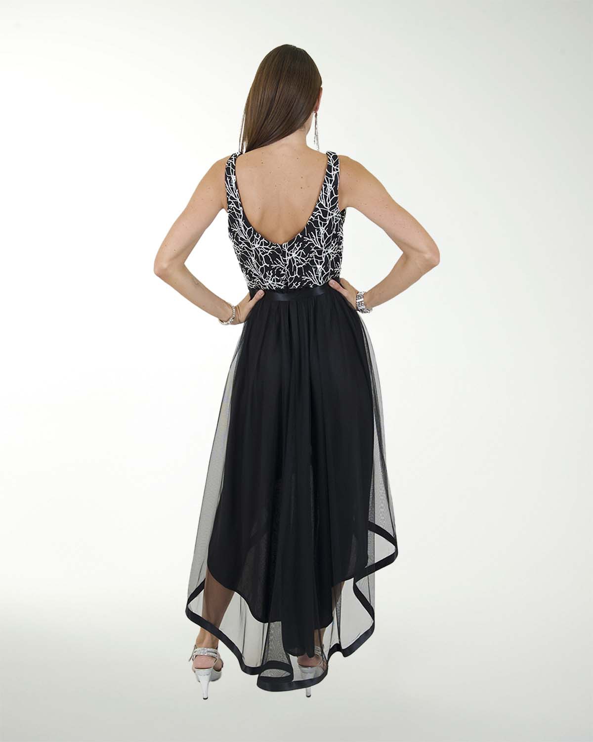 VESTIDO CL IMPERIAL FALDA LARGO IRREGULAR VESTIDO CL IMPERIAL FALDA LARGO IRREGULAR
