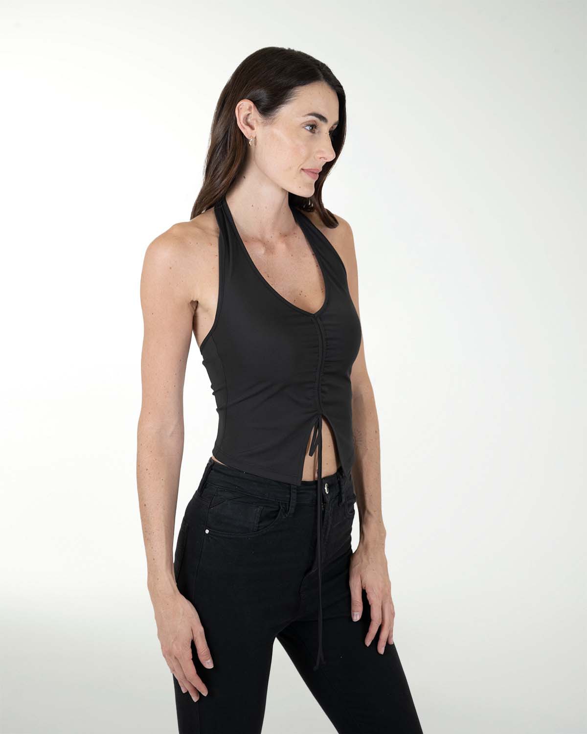 TOP ANT HALTER CON PLIEGUES TOP ANT HALTER CON PLIEGUES