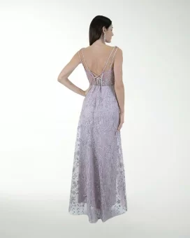 VESTIDO CL ENTALLADO ESCOTE EN V