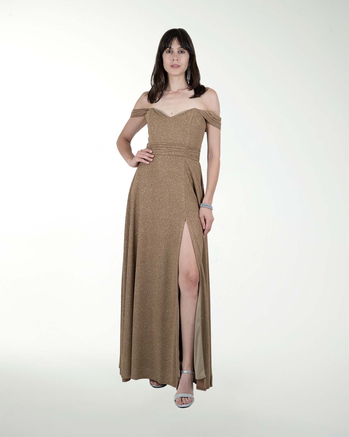 VESTIDO CL FALDA LINEA A CON ABERTURA VESTIDO CL FALDA LINEA A CON ABERTURA