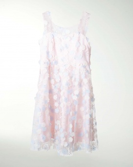 VESTIDO NI 12 14 16 CON JARETA EN LA ESPALDA
