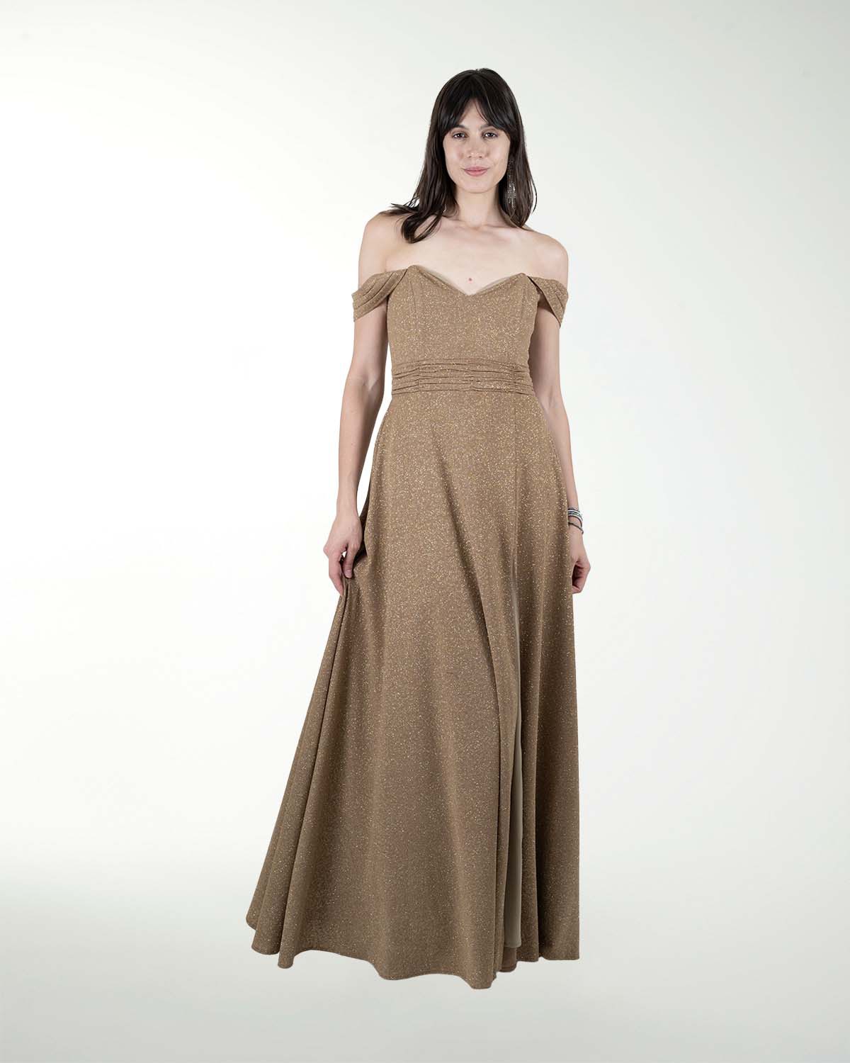 VESTIDO CL FALDA LINEA A CON ABERTURA VESTIDO CL FALDA LINEA A CON ABERTURA