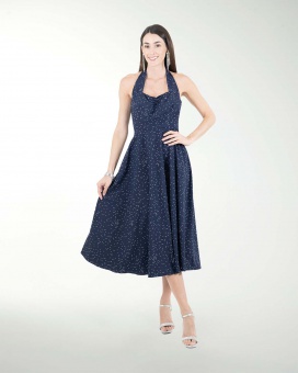 VESTIDO 50Â´s MIAMI ESTAMPADO