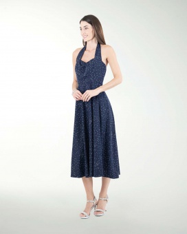 VESTIDO 50Â´s MIAMI ESTAMPADO