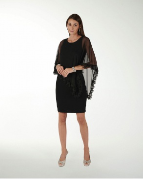 VESTIDO CASUAL LICRA LISO RECTO