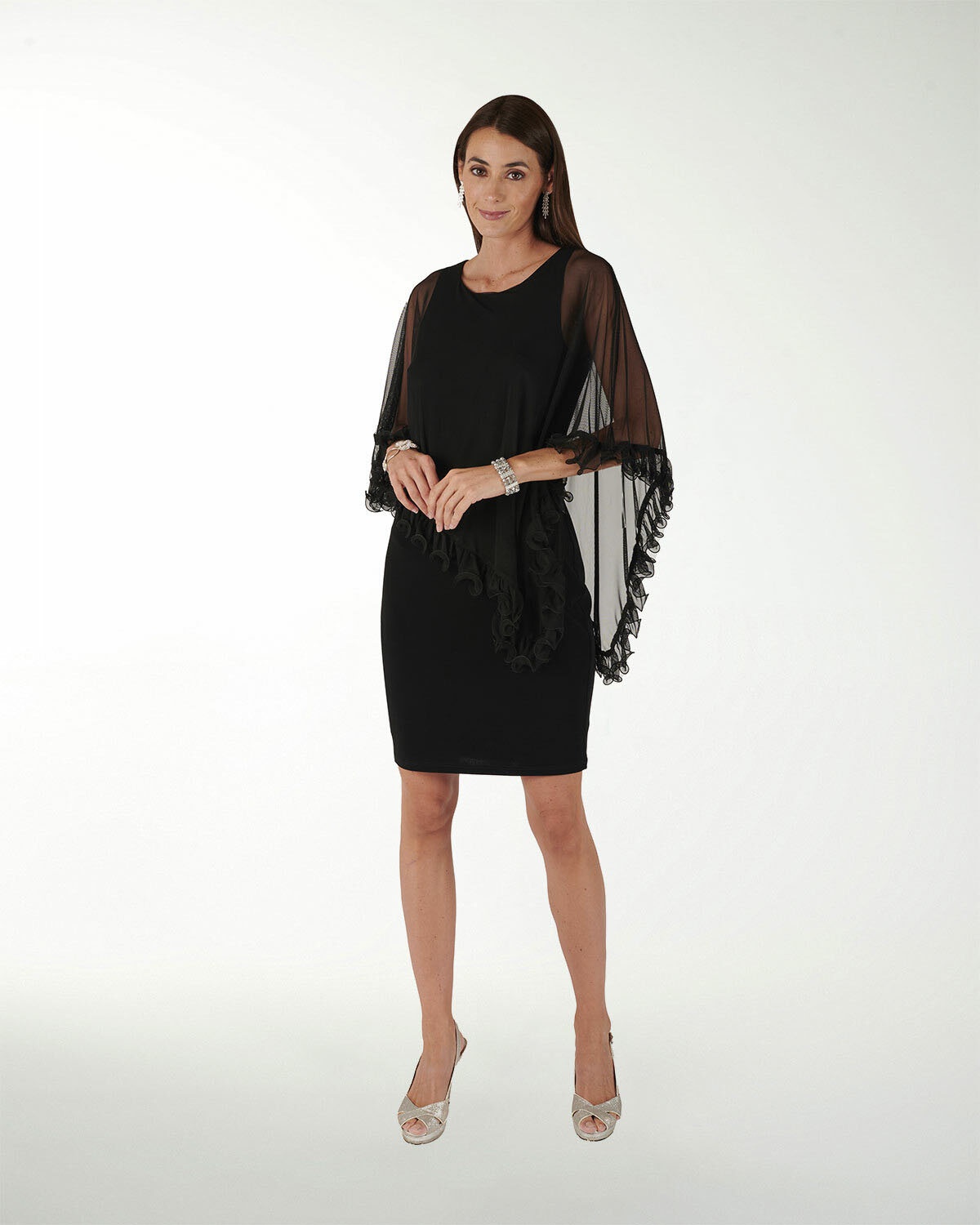VESTIDO CA LICRA LISO RECTO CON ENSAMBLE VESTIDO CA LICRA LISO RECTO CON ENSAMBLE