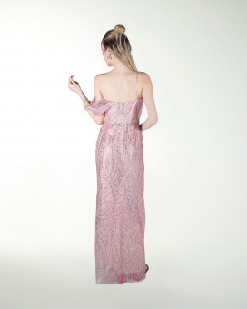 VESTIDO CL ENTALLADO DE UN TIRANTE