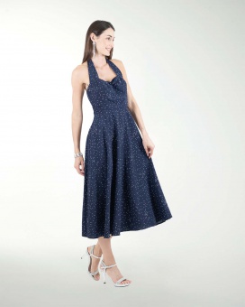 VESTIDO 50Â´s MIAMI ESTAMPADO