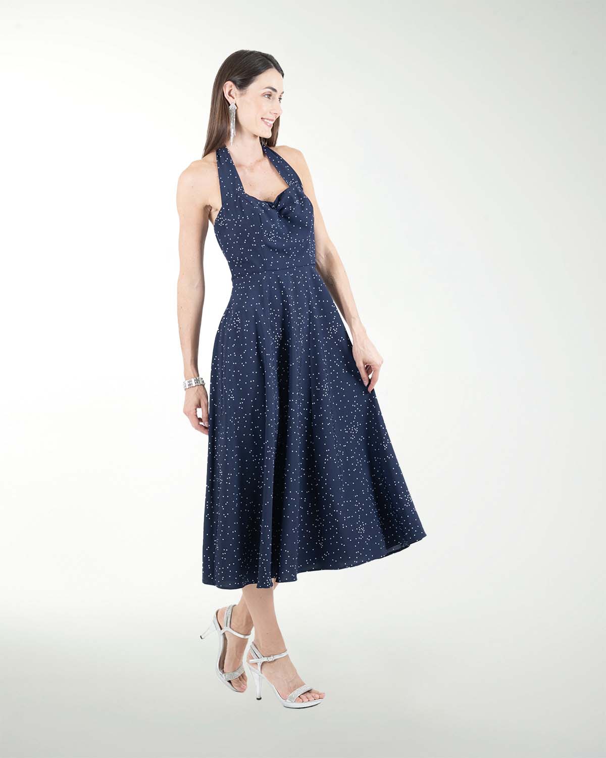 VESTIDO 50´s MIAMI ESTAMPADO VESTIDO 50´s MIAMI ESTAMPADO