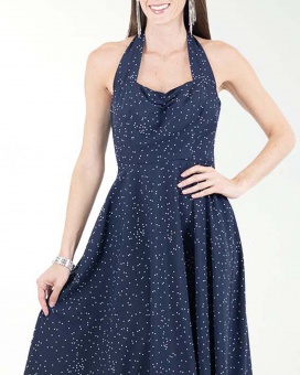 VESTIDO 50Â´s MIAMI ESTAMPADO