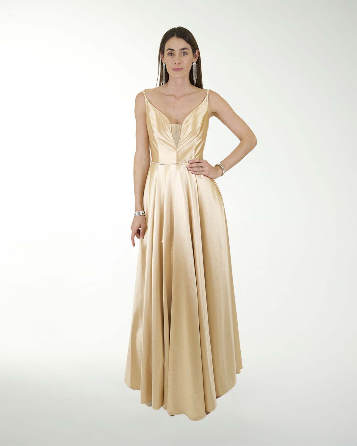 DA VESTIDO CL WARP GLITTER ESCOTE EN V DA VESTIDO CL WARP GLITTER ESCOTE EN V