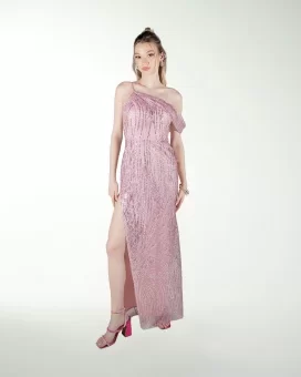 VESTIDO CL ENTALLADO DE UN TIRANTE