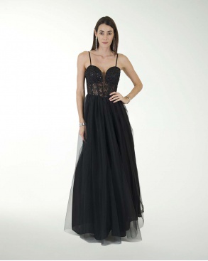 VESTIDO CL FANTASIA CON FALDA DE TUL
