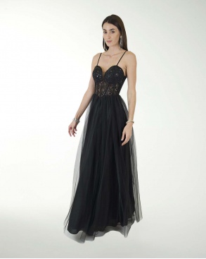 VESTIDO CL FANTASIA CON FALDA DE TUL