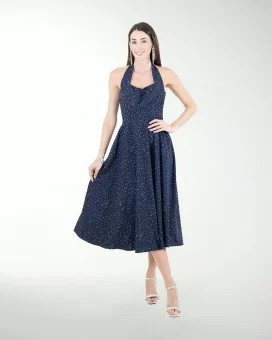 VESTIDO 50Â´s MIAMI ESTAMPADO
