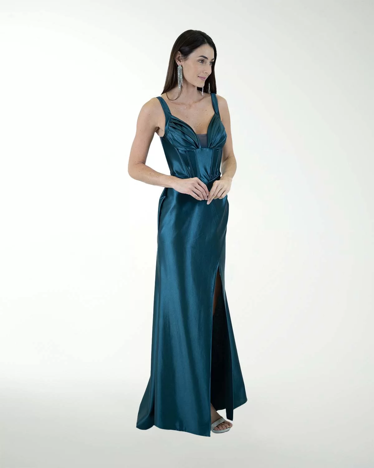 VESTIDO CL CORSET CON DRAPEADO VESTIDO CL CORSET CON DRAPEADO