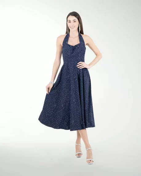 VESTIDO 50Â´s MIAMI ESTAMPADO
