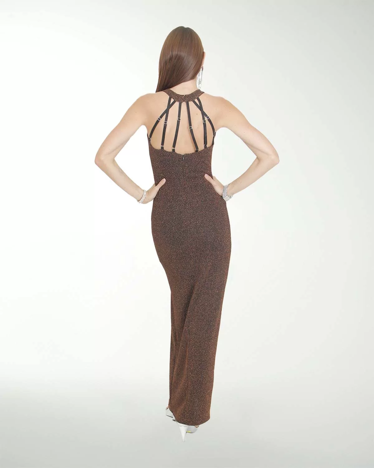 VESTIDO CL HOLYWOOD TIPO HALTER ENTALLADO VESTIDO CL HOLYWOOD TIPO HALTER ENTALLADO
