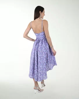 VESTIDO CA CON ENRRESORTADO EN LA CINTURA