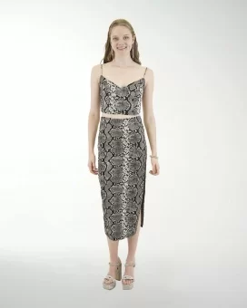 FALDA ANT ANIMAL PRINT LARGA