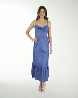 VESTIDO CAMPESINO MEZCLILLA