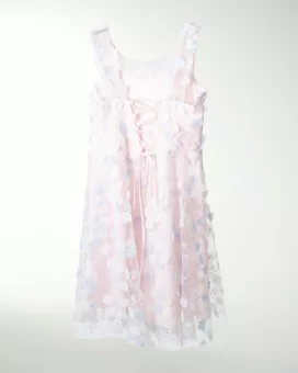 VESTIDO NI 12 14 16 CON JARETA EN LA ESPALDA