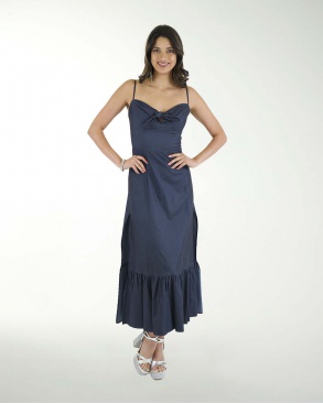VESTIDO CASUAL CAMPESINO MEZCLILLA