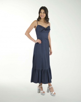 VESTIDO CAMPESINO MEZCLILLA